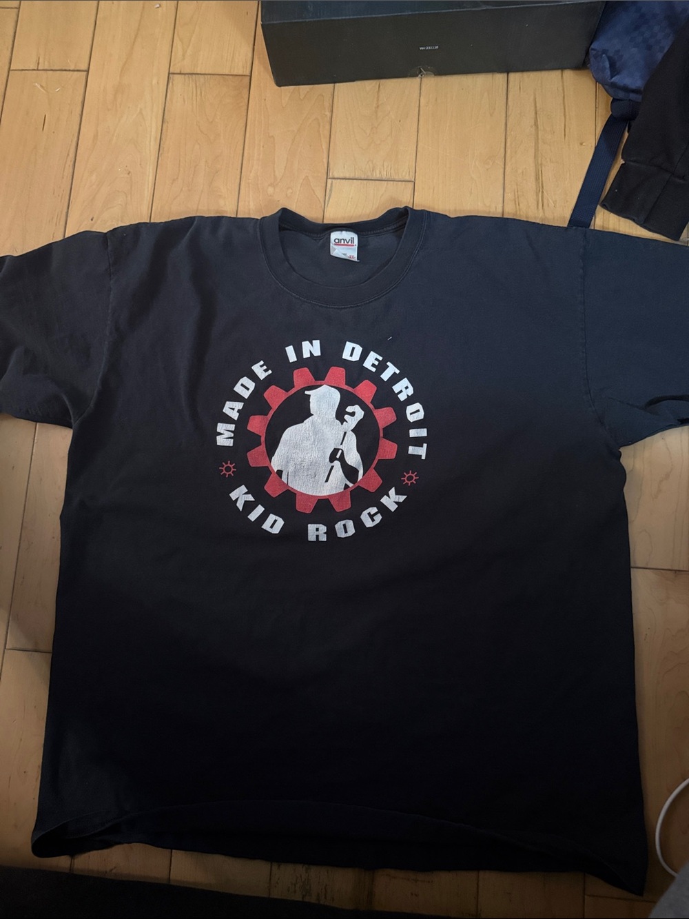 Anvil Black Kid Rock "Made in Detroit" Graphic Tee